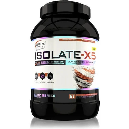 Genius Nutrition Isolaat X5 met chocoladesmaak 2kg