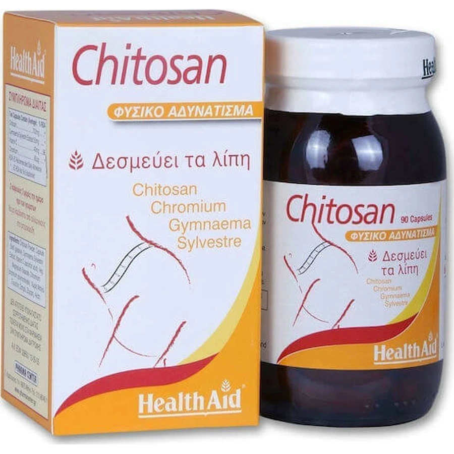 Health Aid Chitosan Supplement voor Gewichtsverlies 90 capsules