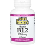 Natural Factors Vitamin B12 for Nervous System Health 1000mg Cherry 90 Tablets