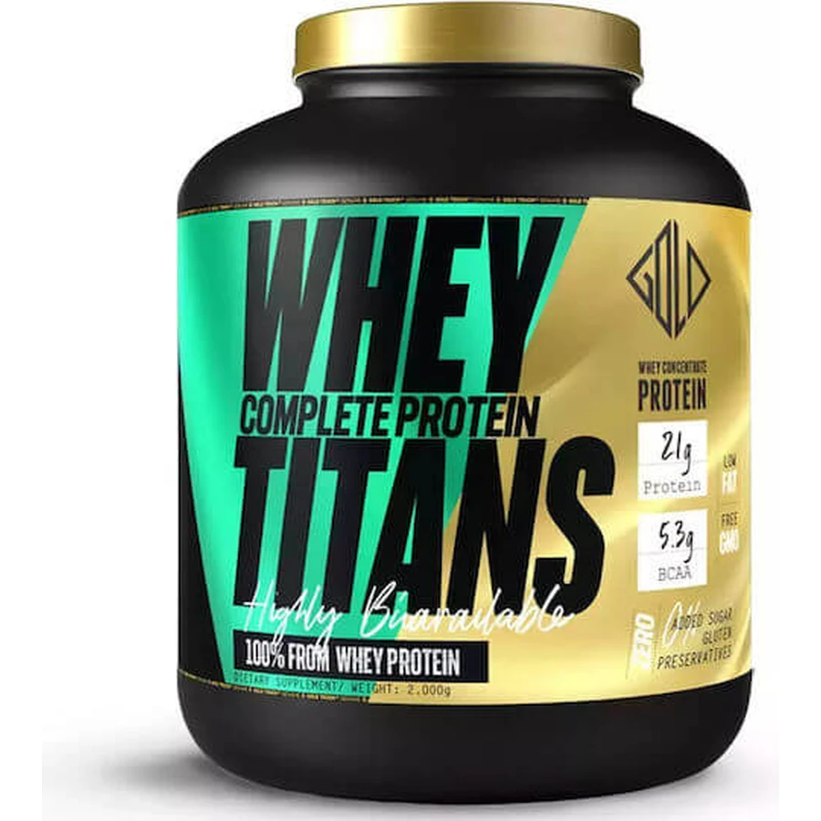 GoldTouch Nutrition Whey Titans Whey Titans Zero Whey Protein Gluten Free with Flavour Vanilla Cookies 2kg