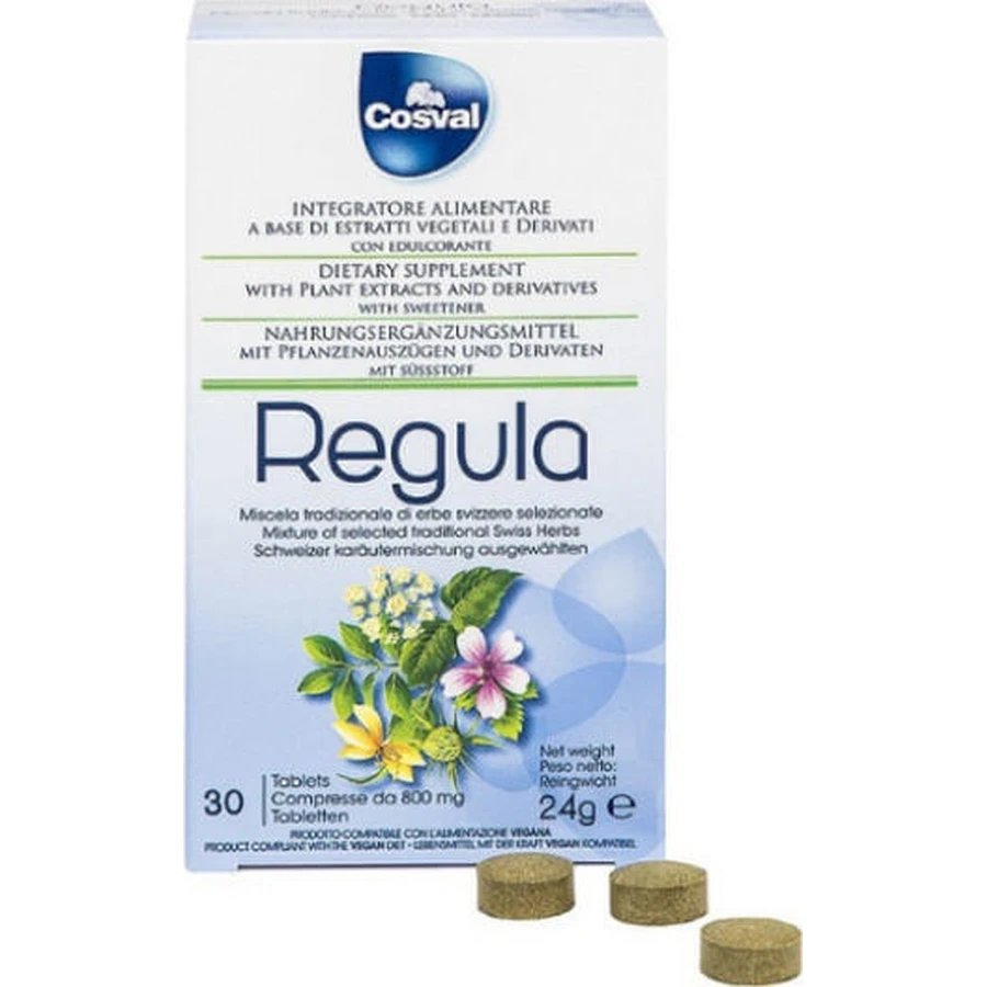 Cosval Regula Speciaal Voedingssupplement 30 tabs
