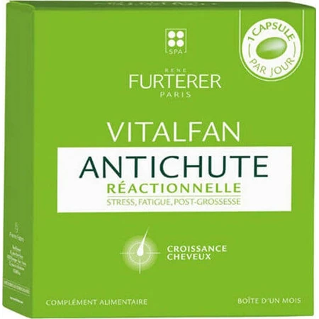 Rene Furterer Vitalfan Antichute Antichute Reactionnelle Complemento Alimenticio Especial 30 cáps.