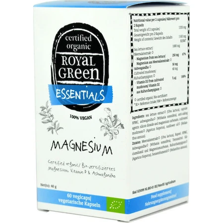 Royal Green Magnesium 60 capsules kruiden