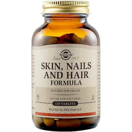 Solgar Piel, Uñas y Cabello Fórmula Complemento Alimenticio Especial 120 comp.