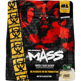 Mutant Mass Muscle Mass Gainer cu Aromă Fursecuri și cremă 2.27kg