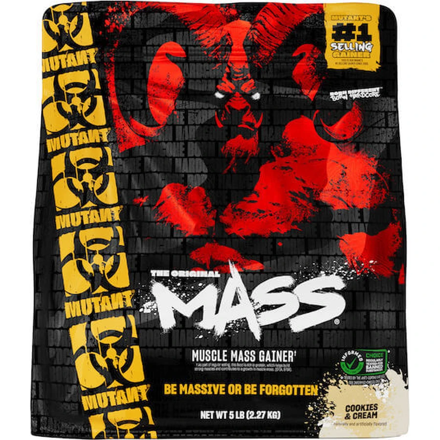 Mutant Mass Muscle Mass Gainer cu Aromă Fursecuri și cremă 2.27kg
