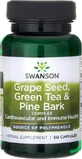 Swanson Grape Seed, Green Tea & Pine Bark Complex 60 caps