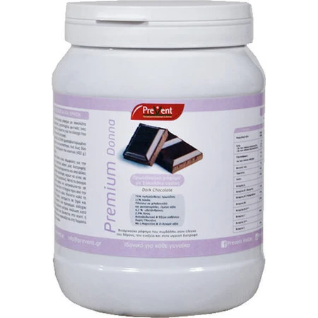 PreVent Premium Donna Supplement voor Gewichtsverlies 432gr Donkere Chocolade