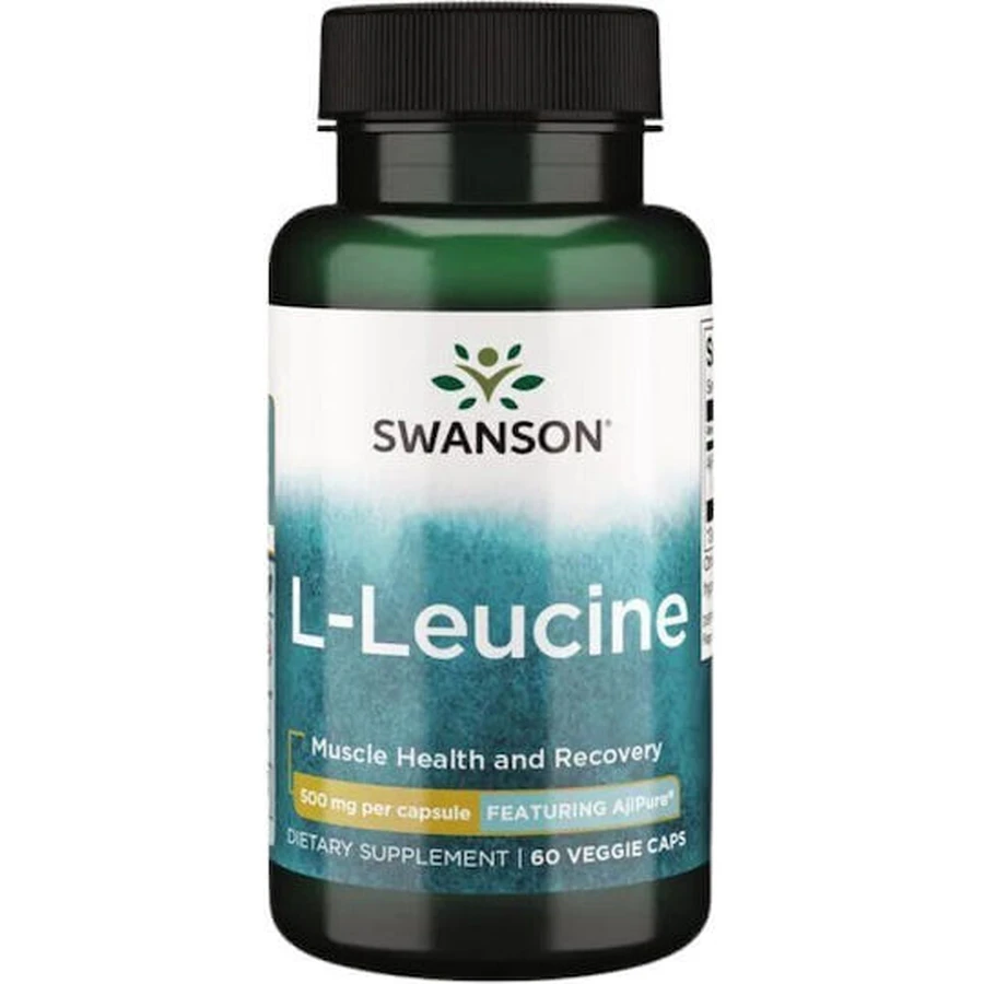 Swanson L-Leucine 500mg 60 Capsules