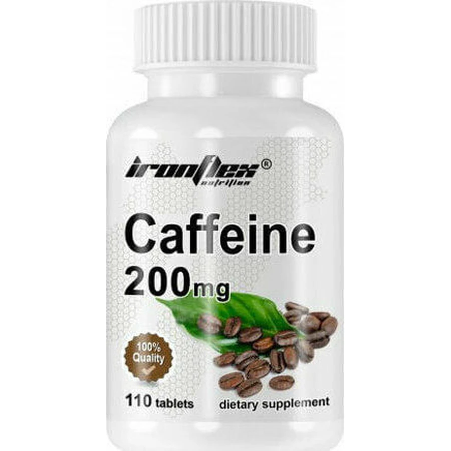 Ironflex Nutrition Caffeine 200mg Pre Workout Supplement 110 tabs