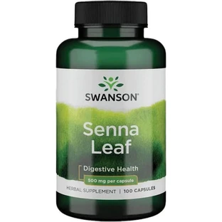 Swanson Senna Hoja 500mg 100 cáps.