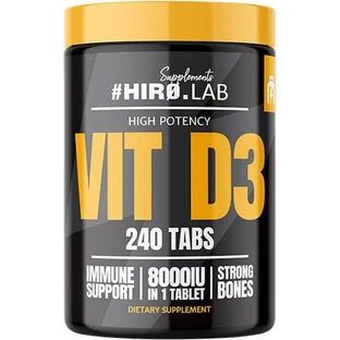 Hiro.Lab Vitamin D3 Vitamin for Immune System Strengthening & Egg Health 8000iu 240 Tablets