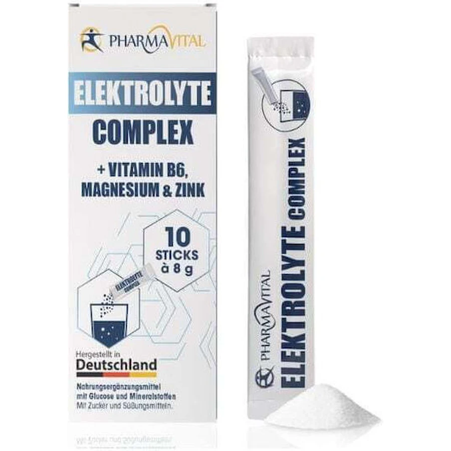 Pharmavital Complex Electrolytes Complément alimentaire Electrolytes 10 sachets