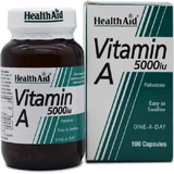 Health Aid Vitamine A voor haar, huid en antioxidanten 5000iu 100 x 1 capsules
