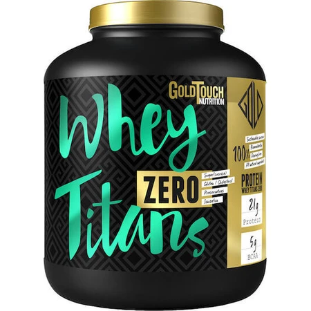 GoldTouch Nutrition Whey Titans Proteína de suero Zero sin gluten con sabor a chocolate 2kg