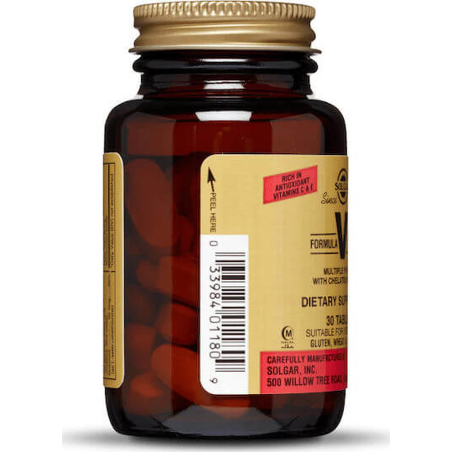 Solgar Formula VM-75 Multivitamin for Energy 30 Comprimés