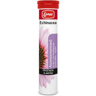 Lanes Echinacea Vitamin C Vitamin zur Stärkung des Immunsystems, der Haut und der antioxidativen Wirkung 135mg Zitronenhonig 20 Tabs eff