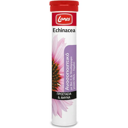 Lanes Echinacea Vitamin C Vitamin zur Stärkung des Immunsystems, der Haut und der antioxidativen Wirkung 135mg Zitronenhonig 20 Tabs eff