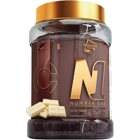 Hypertrophy Nutrition Number One Isolac & Optipep Whey Protein Gluten Free with Flavor White Chocolate 908gr
