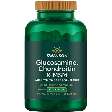 Swanson Glucosamine, Chondroïtine & Msm Gewrichts- en botgezondheidssupplement 90 capsules