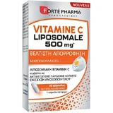 Forte Pharma Vitamin C Liposomal Liposomales Vitamin zur Stärkung des Immunsystems, der Haut und der antioxidativen Wirkung 500mg 30 Gemüsekapseln