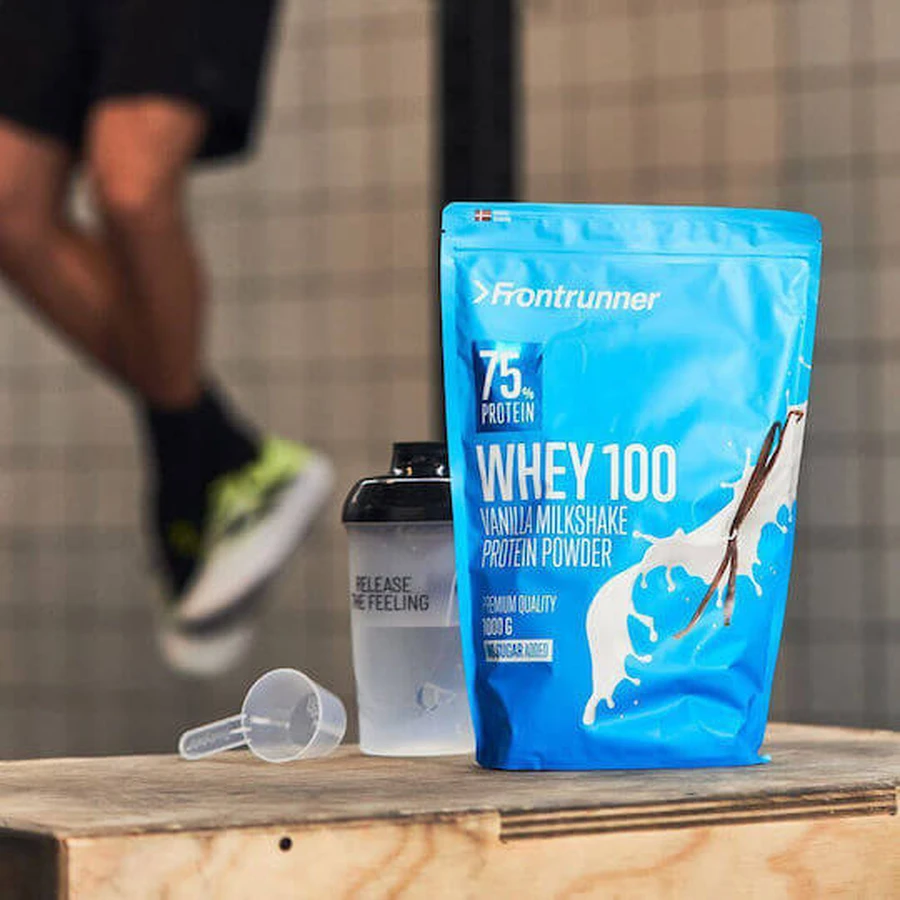 Frontrunner Whey 100 Proteină Din Zer cu Aromă Milkshake de vanilie 1kg