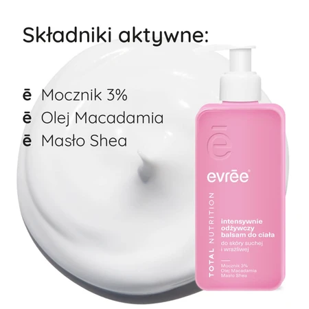 Evree Total Nutrition, nährende Körperlotion, 300 ml