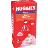 Windelhosen - Mädchen, Mega Nr. 4, 9-14 kg, 52 Stück, Huggies