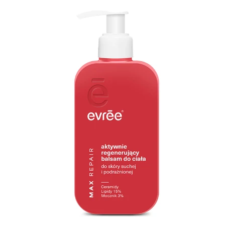 Evree Max Repair, loción corporal regeneradora activa, 300 ml