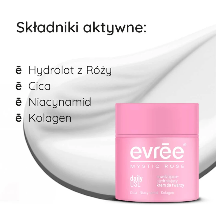 Evree Mystic Rose Daily Use, moisturizing and firming face cream, 50 ml
