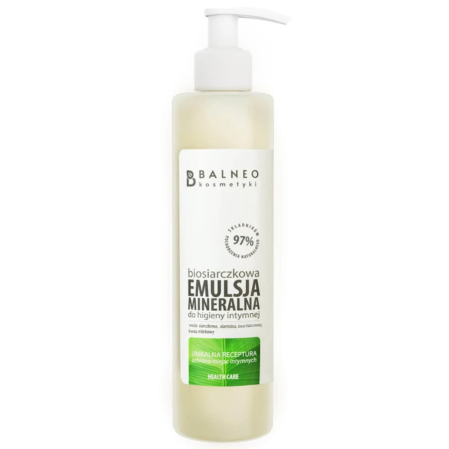 Balneokosmetics, biosulfide minerale emulsie voor intieme hygiëne, 250 ml