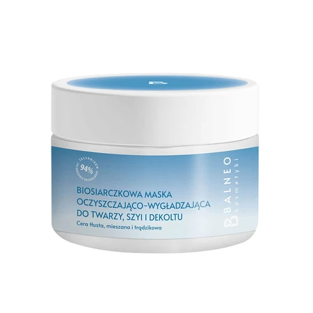 Balneokosmetics, biosulfide reinigend en gladmakend masker voor gezicht, hals en decolleté, 150 ml