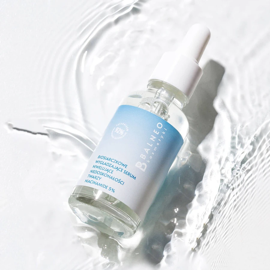 Balneokosmetics, Biosulfid glättendes Gesichtsserum, Niacinamid 5%, 30 ml