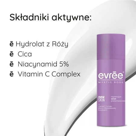 Evree Mystic Rose New Skin, regenerierendes Anti-Falten-Serum, 30 ml