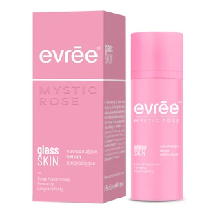 Evree Mystic Rose Glass Skin, hydrating beauty serum, 30 ml
