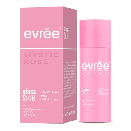 Evree Mystic Rose Glass Skin, hydrating beauty serum, 30 ml