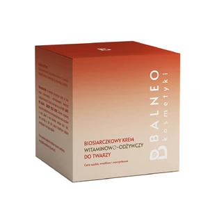 Balneokosetyki, biosiarczkowy krem witaminowo-odżywczy do twarzy, 50 ml