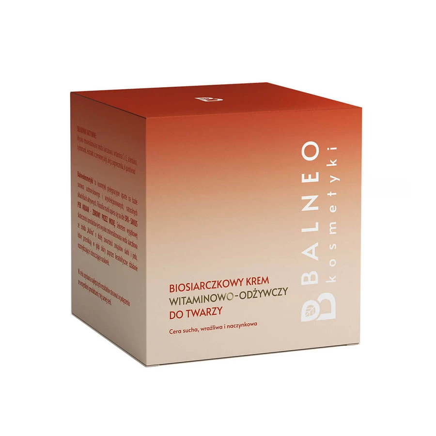 Balneokosetics, biosulfide vitamin-nourishing cream for face, 50 ml