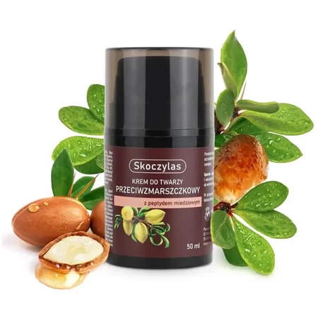 Skoczylas, przeciwzmarszczkowy krem do twarzy z peptydem miedziowym, 50 ml: ceny i cechy