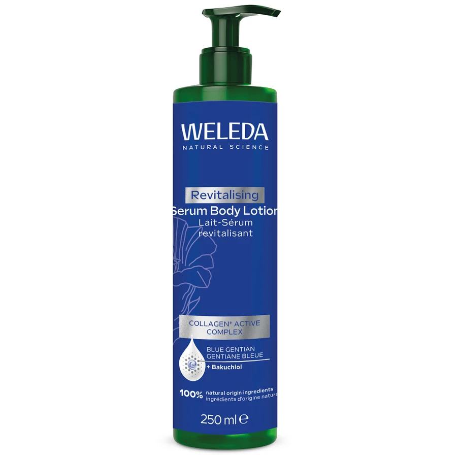 Weled Blauer Enzian, revitalisierende Körperemulsion, 250 ml