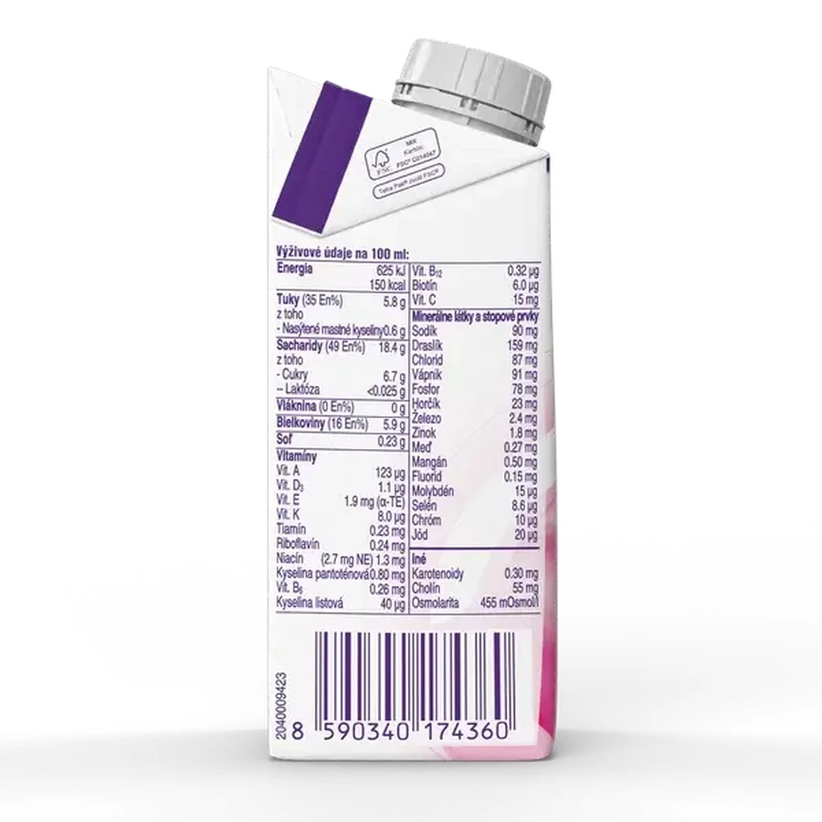 Nutridrink aardbei 4x200 ml, drank voor medisch gebruik