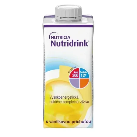 Nutridrink with vanilla flavor 4x200 ml, a drink for medical purposes