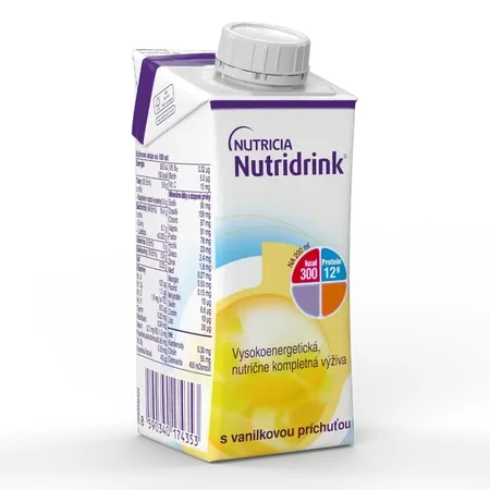 Nutridrink with vanilla flavor 4x200 ml, a drink for medical purposes