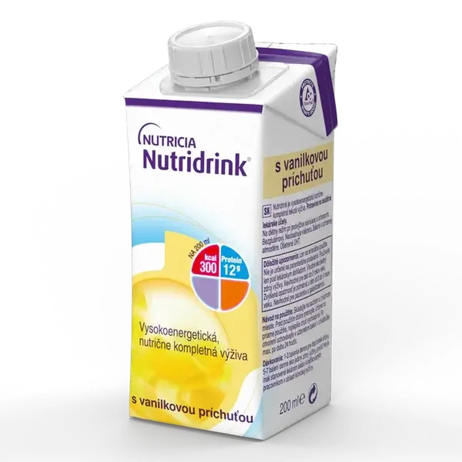 Nutridrink with vanilla flavor 4x200 ml, a drink for medical purposes