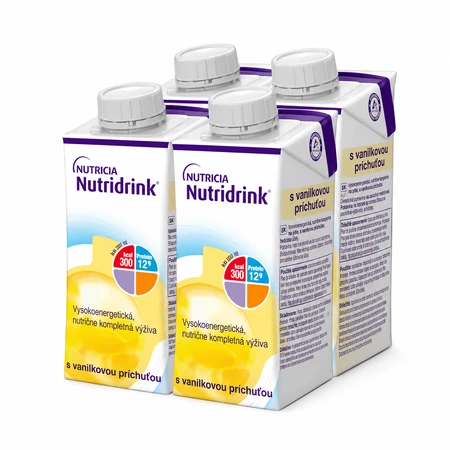 Nutridrink with vanilla flavor 4x200 ml, a drink for medical purposes