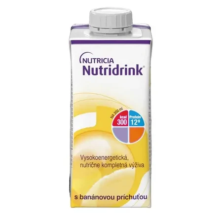 Nutridrink sabor plátano 4x200 ml, bebida para uso médico