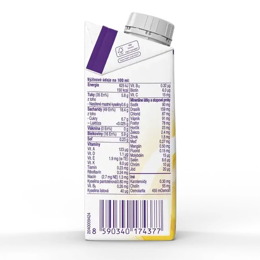 Nutridrink sabor plátano 4x200 ml, bebida para uso médico