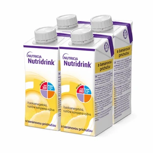 Nutridrink sabor plátano 4x200 ml, bebida para uso médico