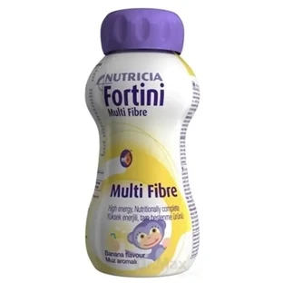 Fortini Multi Fibre sabor plátano 1×200 ml, alimento líquido para bebés