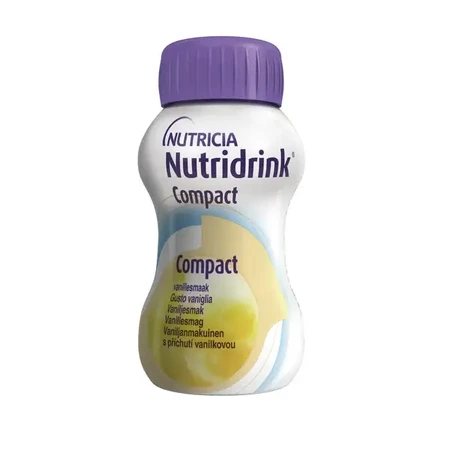 Nutridrink Compact with vanilla flavor 4x125 ml, drink for medical use